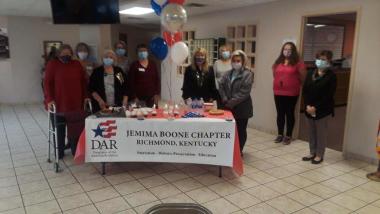 The Jemima Boone Chapter enjoyed a presentation by representatives of Liberty Place, a local rehabilitation facility for women battling substance abuse.