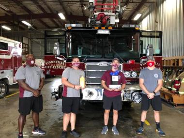 The HicAShaBaHa Chapter delivered breakfast to first responders.