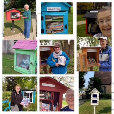 The Mary Warrell Knight Chapter distributed over 200 books to Little Free Libraries across Milwaukee and Waukesha county communities with books from a Milwaukee book didistributed over 200 books to Little Free Libraries across Milwaukee and Waukesha county communities with books from a Milwaukee book distributor.