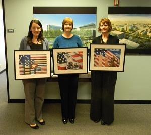 Grant Recipient, Patriotism Category: Spirit of '76 Chapter, New Orleans, La. Original artwork of the U.S. Flag, which was painted by area students was selected to be reproduced as prints and placed throughout a newly-constructed local VA medical center.
