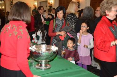 Open House visitors were invited to enjoy cookies and hot cocoa in the O'Byrne Gallery.