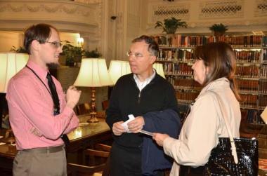 Visitors were able to talk with DAR genealogists and Library staff about research at the DAR.