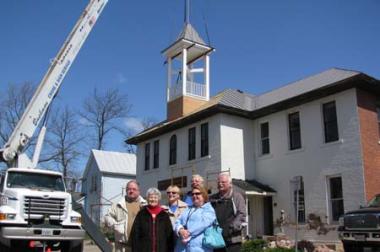 The Portage County Historical Society received a grant to restore the oldest surviving municipal building in Stevens Point, WI, the Historic Fire House No. 2 built in 1885. The restoration included replacing the roof and reconstructing the bell tower to its original specifications.