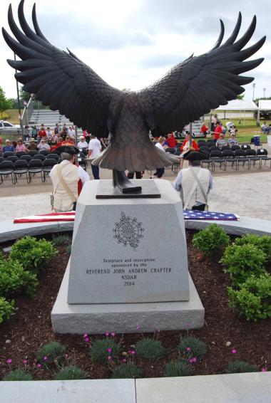 Grant Recipient, Patriotism Category: Oconee Veterans Memorial Foundation, Inc., Watkinsville, Ga. The project provided for expansion of the seven-year-old Oconee Veterans Memorial to include a Wall of Honor naming 39 Oconee County residents who gave their lives for their country to include a 7.5-foot bronze American eagle.
