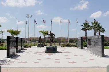 Grant Recipient, Patriotism Category: Veterans Memorial Foundation of Texas, McAllen, Texas The Veterans War Memorial of Texas was established through the deep patriotic feelings of the people of the Rio Grande Valley, to honor and remember the thousands of men and women who served or died in the wars or conflicts of America. The five-acre veterans memorial has over 200 granite panels, with benches, flag poles, statues, and thousands of colored pavers. 
