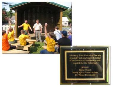A Special Project Grant helped the Perry Area Historical Museum build an outdoor classroom in Perry, GA. The outdoor classroom provides educational programs for youth and families on farm equipment and agriculture tools and practices, Perry Pioneer Days, Native American heritage, Georgia heritage and military history.