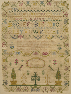 Sampler, 1793 / Sarah Herbert