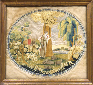 Needlework picture, 1810-1812