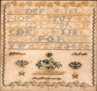 Sampler, 1832