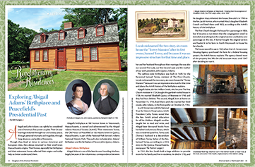 historic homes layout magazine screenshot