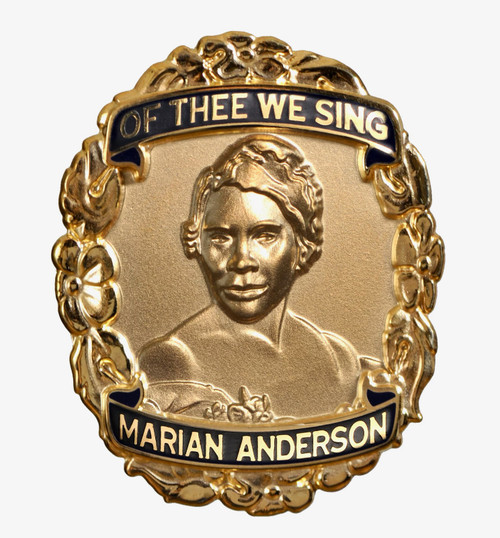 Pin with Marian Anderson on it 