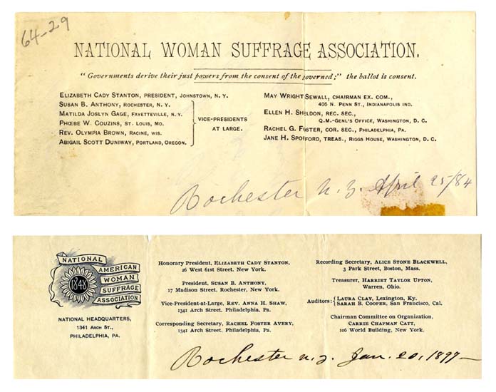 Note the difference in the letterhead between the 1884 letter and the 1897 letter. 