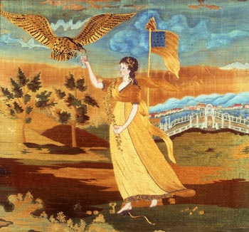 needlework picture - Liberty