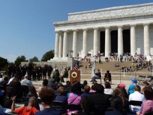 Crowd for 75th concert anniversary
