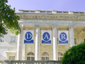 DAR Banners on Memorial Continental Hall 