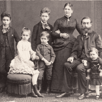 family old time picture