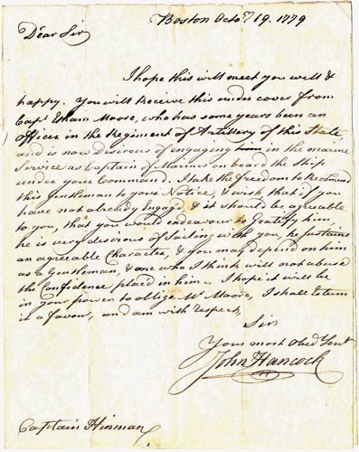Hancock Letters