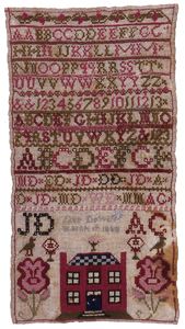 Sampler, March 17, 1848 / Jane Dewar