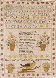 Sampler, 1802 / Jane Jessup