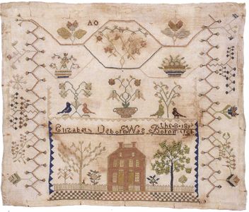 Sampler, about 1825