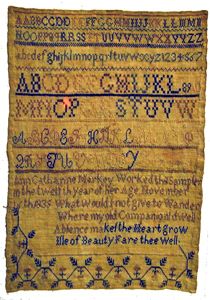 Sampler, 1835 / Ann Catharine Markey