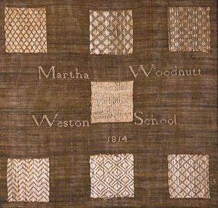 Sampler, 1814 / Martha Woodnutt