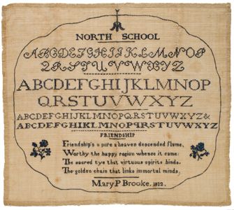 Sampler, 1812 / Mary P. Brooke