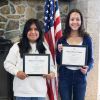Students accepting DAR Awards