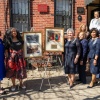 Members in front of the Marian Anderson Museum