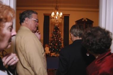 A number of the 31 DAR period rooms were decorated for Christmas with historical accuracy.