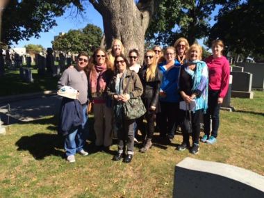 Celebrate 125! Knickerbocker Chapter day of service at Calvary Cemetery in Woodside Queens. Members, Prospectives and HODARS helped photograph and transcribe over 300 headstones preserving their valuable historic information. We fullfilled Find-a-Grave photo requests and created new Find-a-Grave memorials. Happy 125th Anniversary NSDAR - Celebrate 125! 