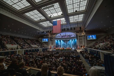 Constitution Hall during Education Awards Night at 134th Continetal Congress