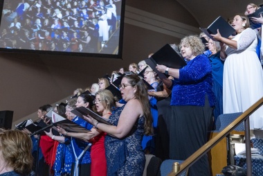 All American DAR Chorus sing in Constitution Hall 