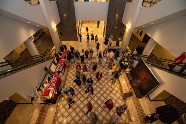 Members during the start of Sparkle in Service night
