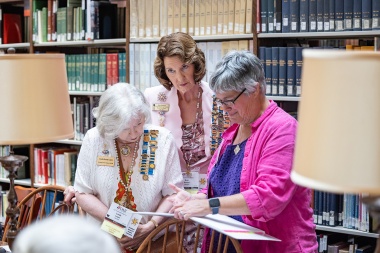 DAR members use the Library to do genealogical research during Congress