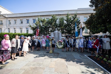 Wreath Laying at the Founders Memorial Monument