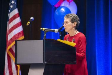 Dr. Carol Berkin, professor and author of Revolutionary Mothers: Women in the Struggle for America’s Independence, was the evening’s featured speaker. Her speech highlighted individual stories of real women from the Revolutionary Era, whom advocates for women’s suffrage used to ground their position in America’s founding.