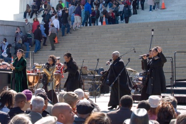 April 12, 2009 - The women's a cappella group Sweet Honey in the Rock performed at the 70th anniversary tribute concert.