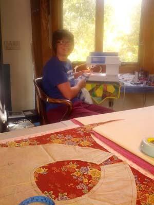 There are times when the seed of a project idea is planted but it does not develop into anything immediately. More than a year ago, Wendy Clayton of the Princess Sehoy Chapter of Alabama saw a pattern for adult clothing protectors and thought it would make a good project. So she purchased it not knowing exactly when or how the project would develop. Recently, she contacted a local nursing home to inquire if they might have a need for clothing protectors for their residents. The response was immediate! They 