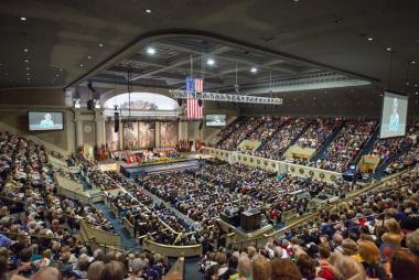 DAR Constitution Hall was filled for the Opening Night Ceremony of the 128th Continental Congress on June 26, 2019.