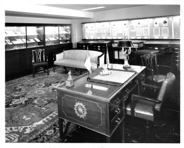 Photo of the newly remodeled Americana Room in 1966.