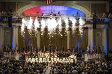 Attendees of the Opening Night Ceremony got a surprise as the anniversary celebrations started out with some extra flare.