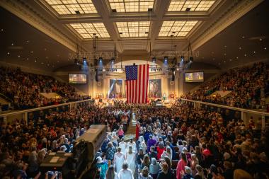 Procession on opening night