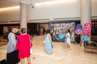 Photo booth at Sparkle in Service Night