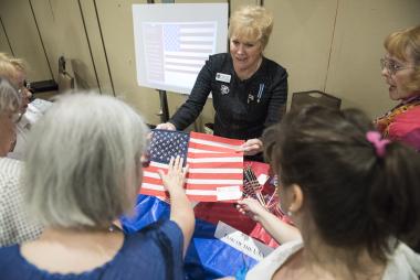 Service to America Night also provided members with a chance to interact with the various DAR National Committees to learn about how they can become more involved in committee work in their local communities.