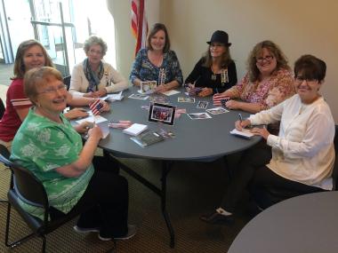 The Jonathan Wright Chapter, OH, wrote cards to veterans who will be participating in an Honor Flight. They also enclosed a photo frame to use for a favorite memory of their trip.