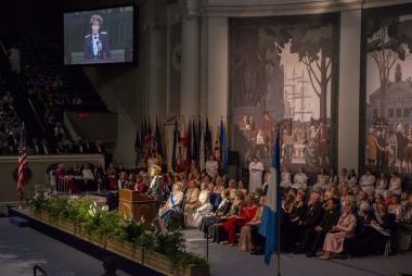 The National Defense Night Keynote Speaker was Lieutenant General Nadja West, Surgeon General of the United States Army.