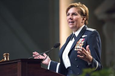 General Lori Robinson gave an inspiring speech at the National Defense Night Ceremony of the 126th Continental Congress on July 1, 2017. Watch her speech: https://youtu.be/0eFRuD9rBf8 