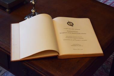 Contained in the Governor’s Council Chamber in Independence Hall is a book which recognizes the Bicentennial Gift to the Nation from the National Society Daughters of the American Revolution. The 76 trees, some right outside this room, are a continuation of the long history of support the DAR has provided to Independence National Historical Park, the symbolic birthplace of our nation, as we launch our celebrations of the United States Semiquincentennial.
