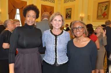 April 12, 2014 - DAR President General Lynn Young with some members of Marian Anderson's family who joined for the celebration.